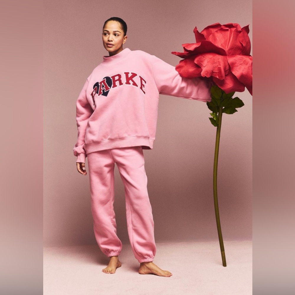 PARKE Jean Heart Varsity Mockneck